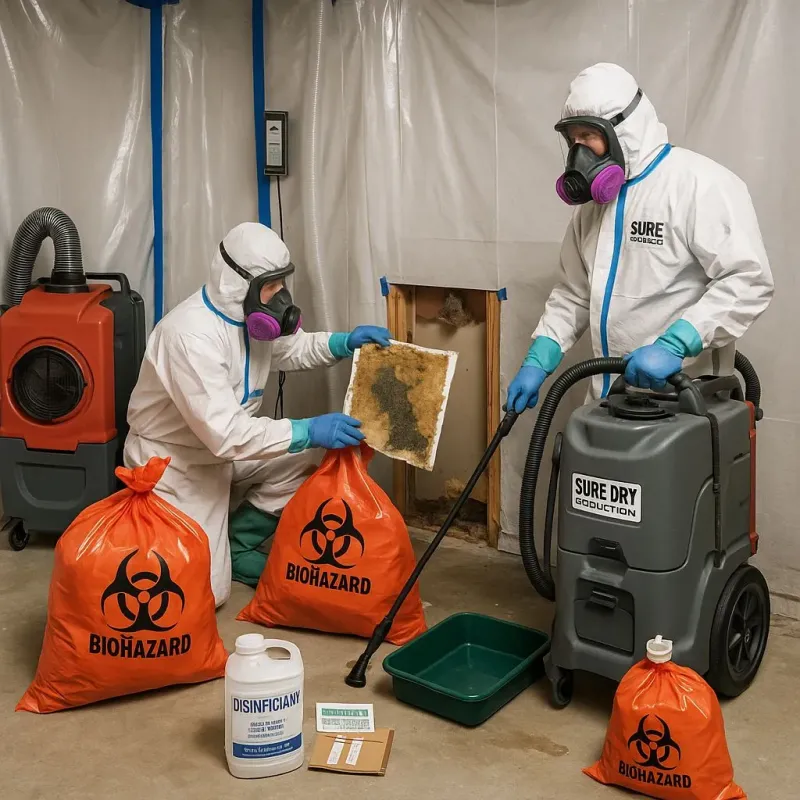 Contaminated Water Handling Protocols process in Spirit Lake, IA