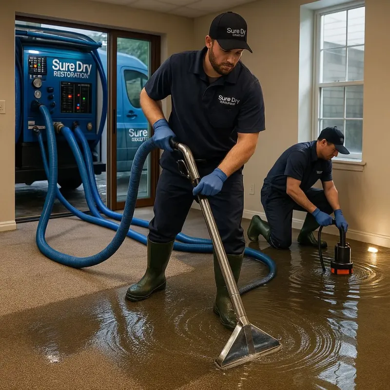Water Extraction and Removal process in Spirit Lake, IA